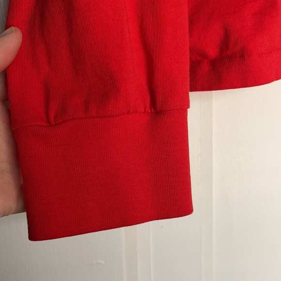 For Days 90's Crop LS in Red - Picture 4 of 4